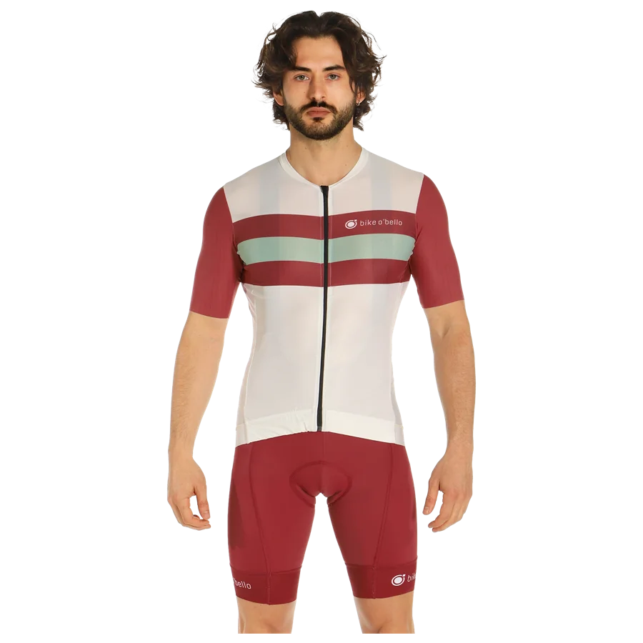 The bike o'bello Race cycling set as listed on bobshop.com: model on white